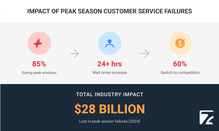 Impact of Peak Season Customer Service Failures-Zeal Connect