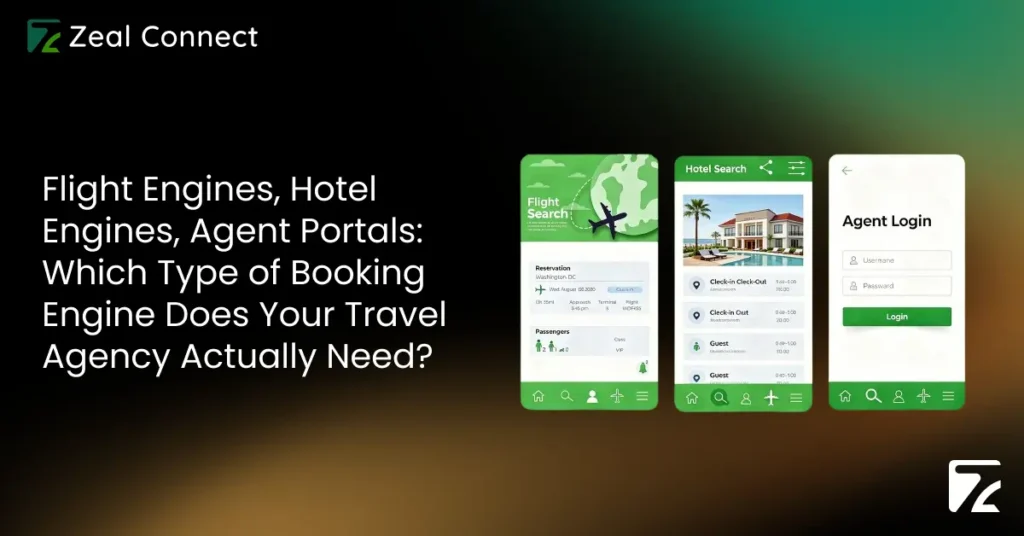 Flight Engines, Hotel Engines, Agent Portals_ Which Type of Booking Engine Does Your Travel Agency Actually Need-Zeal Connect